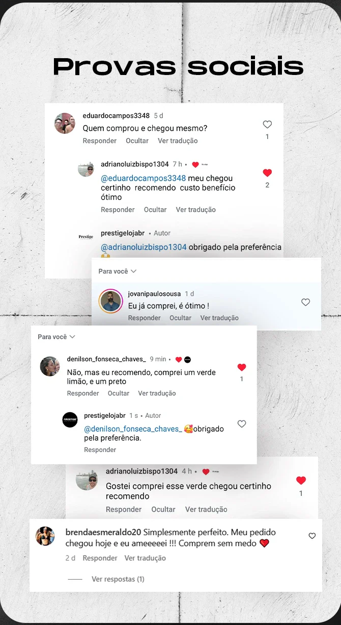 Provas Sociais